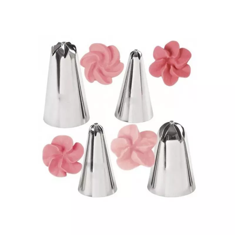 découvrez notre douille roses pâtisserie, l'outil idéal pour réaliser des décorations de gâteaux et de cupcakes élégantes et raffinées. parfaite pour les gourmets et les amateurs de pâtisserie, cette douille vous permettra de créer des designs floraux époustouflants qui impressionneront vos invités.