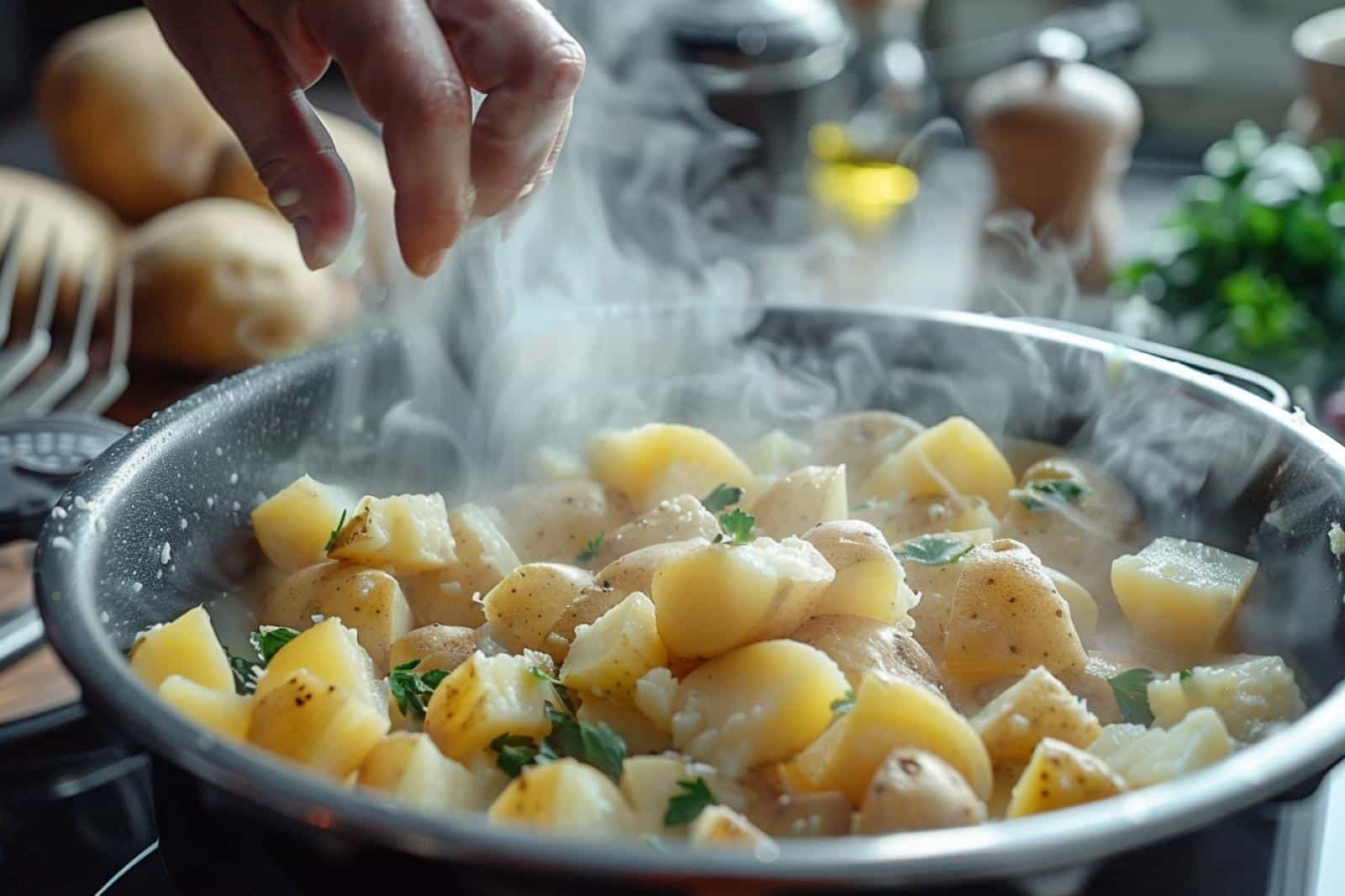 découvrez comment cuire parfaitement vos pommes de terre à l'autocuiseur en un rien de temps ! suivez nos conseils et astuces pour obtenir des pommes de terre tendres et savoureuses, idéales pour accompagner vos plats préférés.